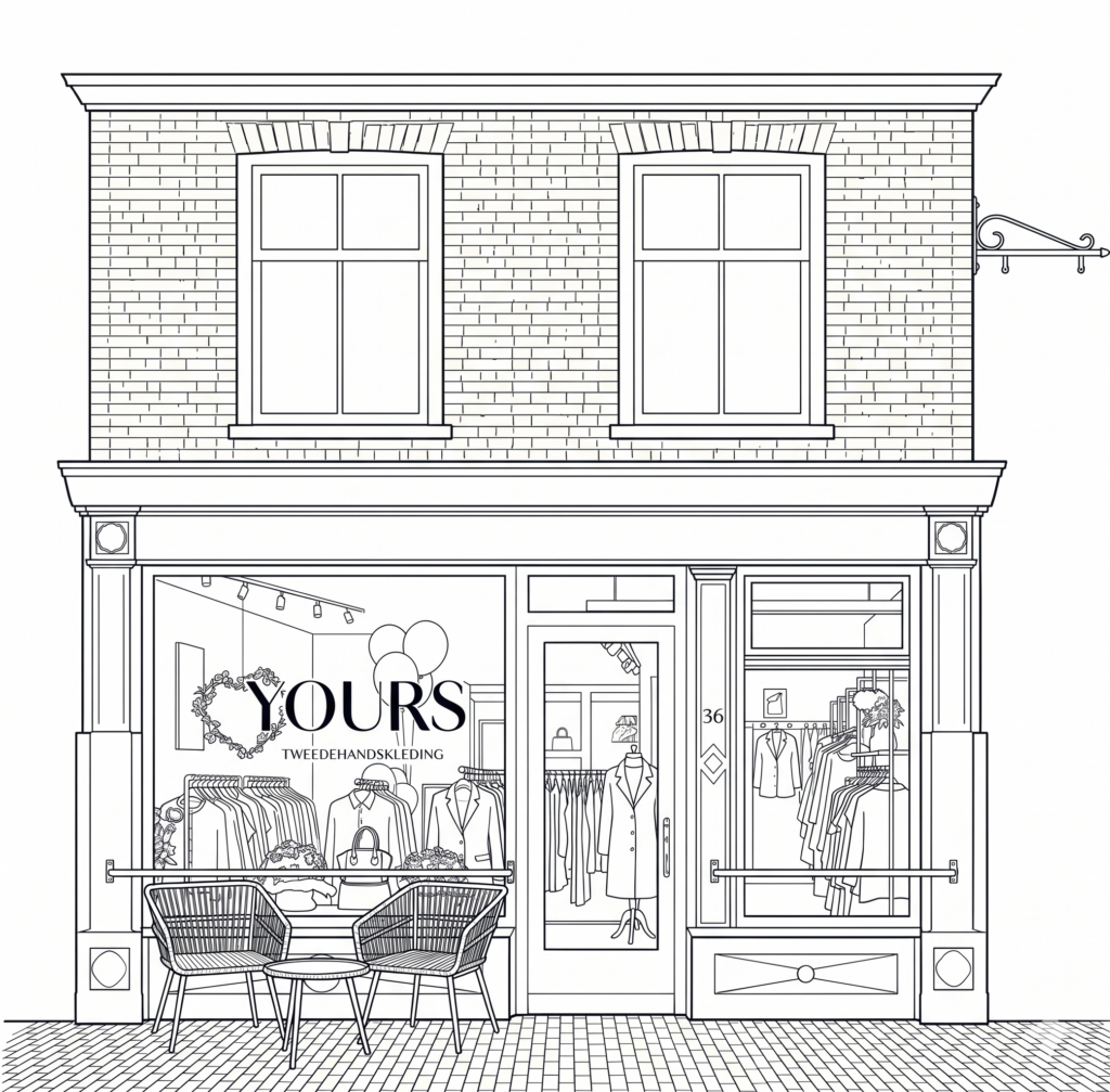 Yours Vintage boutique met pre-loved designer tassen en luxury fashion selectie in fysieke winkel