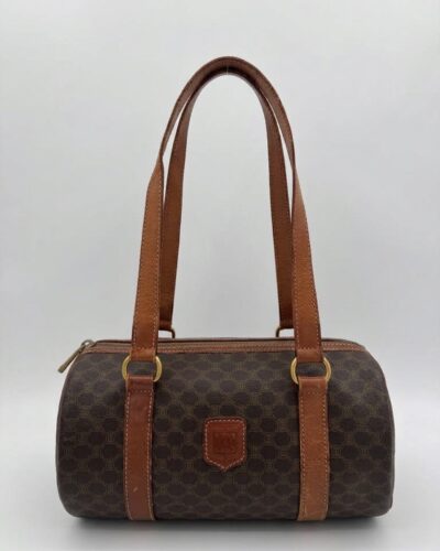 Céline Macadam Papillon Bag in bruin Macadam canvas