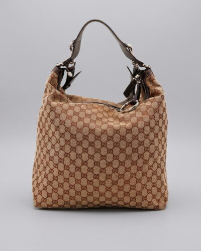 Gucci GG Canvas Icon Bit Large Hobo