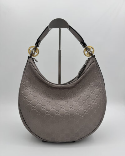 Gucci Guccissima Leather Twin GG Hobo