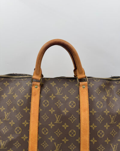 Leren handvatten van de Louis Vuitton Keepall 60
